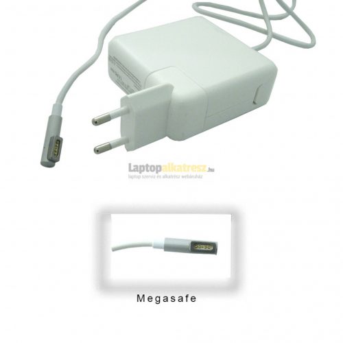 Apple 16.5V 3.65A (60W) MagSafe utángyártott, új laptop töltő (A1184, MC461Z/A)