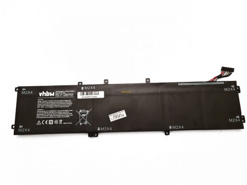 Utángyártott új Dell Precision 5520, 5530, M5510, XPS 15 2017, 9560, 9570  akkumulátor   11.4V 8600mAh