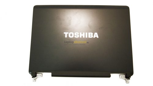 Toshiba Equium L40 használt fekete kijelző hátlap zsanérral